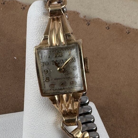Vintage Gruen Lady Curvex Precision Swiss Watch 17 Jewel Swiss Movement - Picture 3 of 6